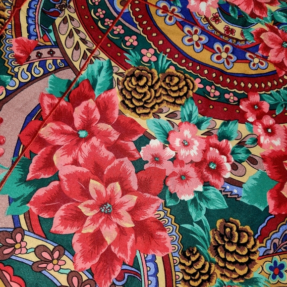 Cannon King Size Christmas Holiday Comforter W/ Two Shams 100% Cotton Made In US - Picture 4 of 6